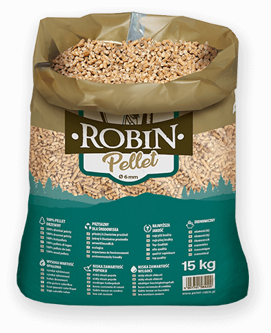 worek pelletu opałowego Robin do kupienia w Mieroszowie lub sklepie internetowym